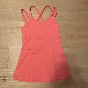 LULULEMON TANK TOP - Size 6, Coral Color
